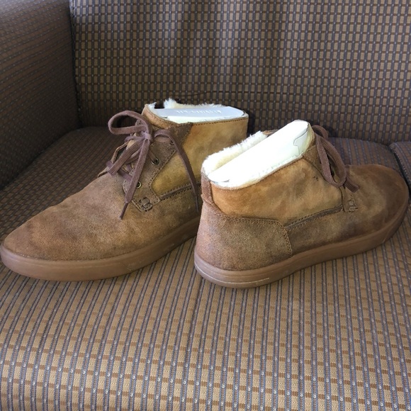 UGG Men’s Kramer Bomber Chestnut Boots Size 11 - Picture 6 of 16